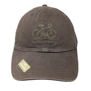 Alternative Energy Baseball Cap Brown OS Adjustable Embroidered Life Is Good